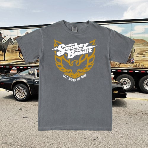 Smokey and the Bandit T Shirt (light Blue) - Etsy