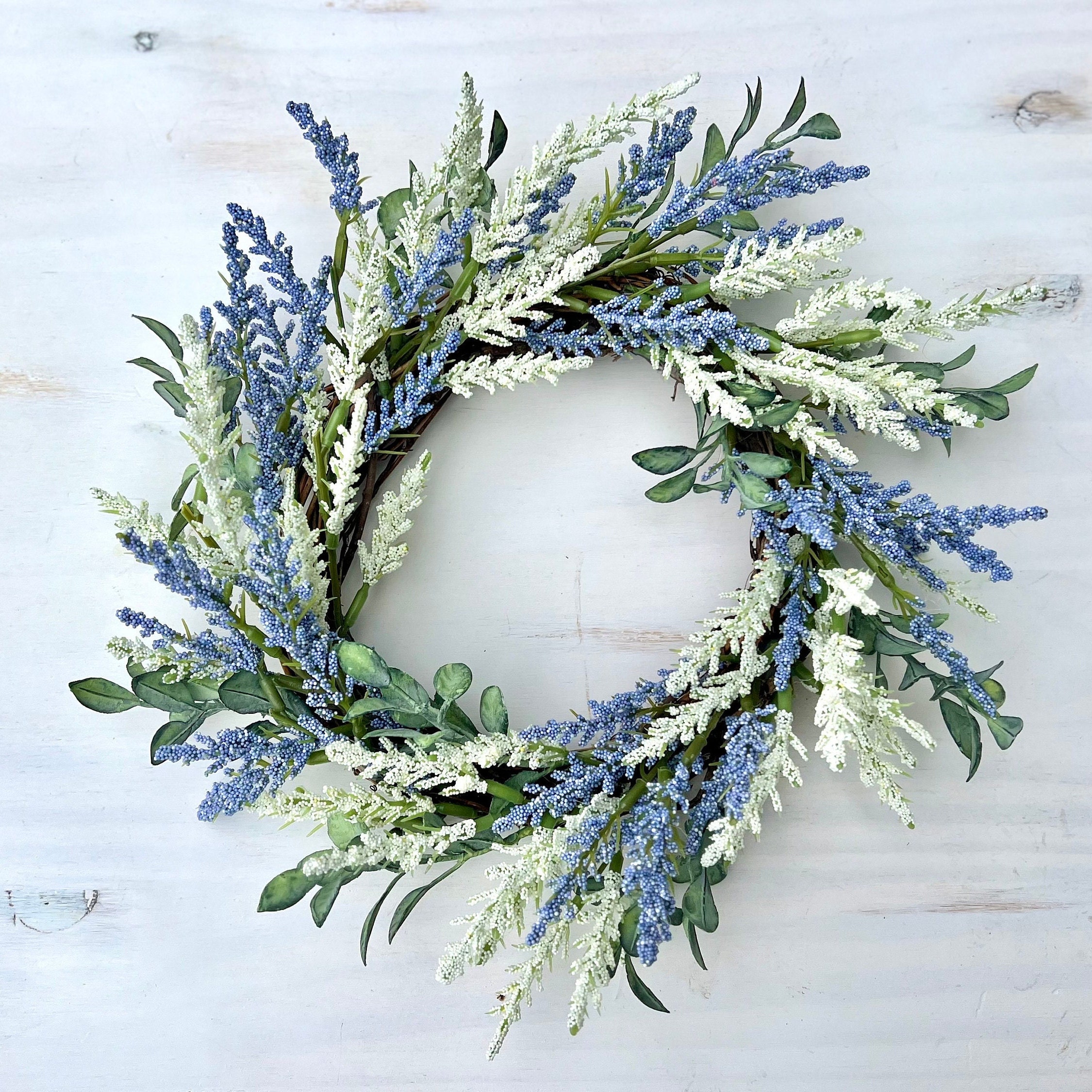 Spring Mini Decorations Mini Spring Wreath, Candle Ring, Wall Decor, Mini Farmhouse Wreath ...