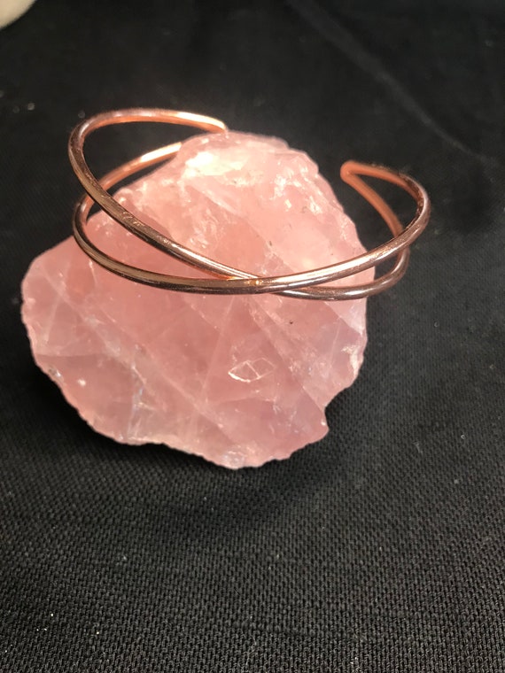 Copper Infinity Cuff Bracelet: Classic Empowermen… - image 2