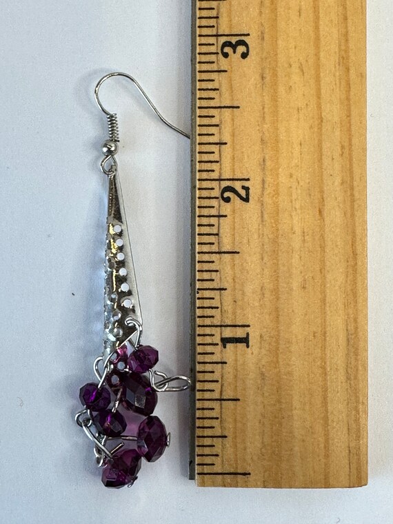 Perferated triangle Dangle earrings - image 6