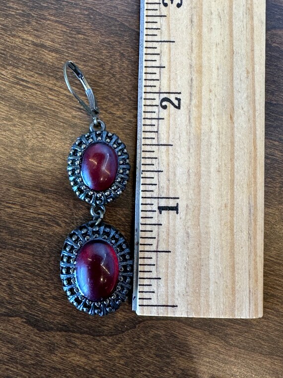 Gothic Style Drop Earrings - image 2