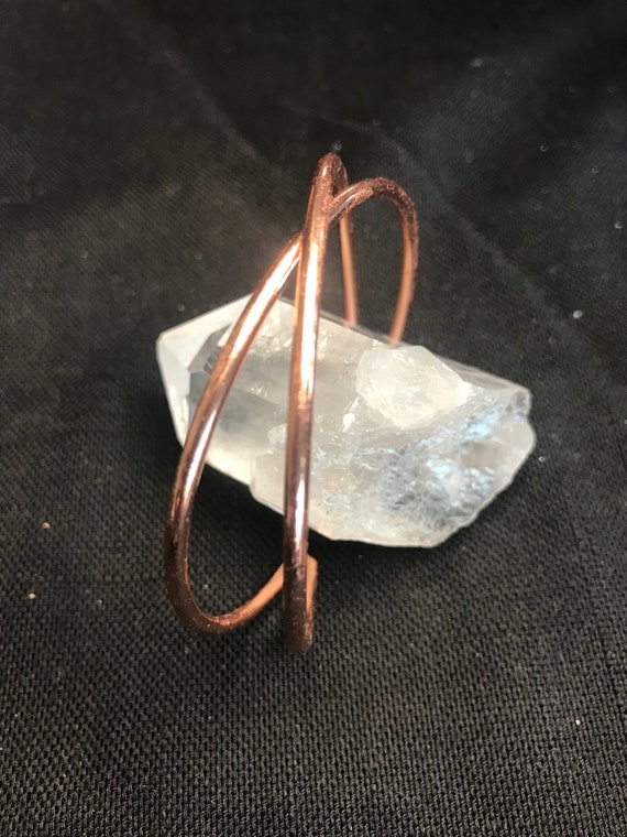 Copper Infinity Cuff Bracelet: Classic Empowermen… - image 1