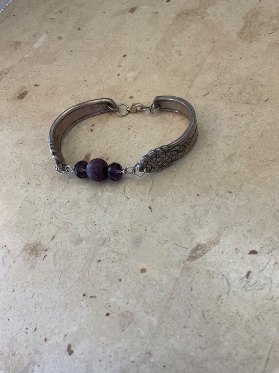 Repurposed Silverware bracelet - image 4