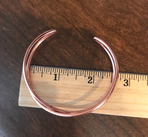 Copper Infinity Cuff Bracelet: Classic Empowermen… - image 5