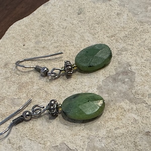 Good Luck Jade Drop Earrings