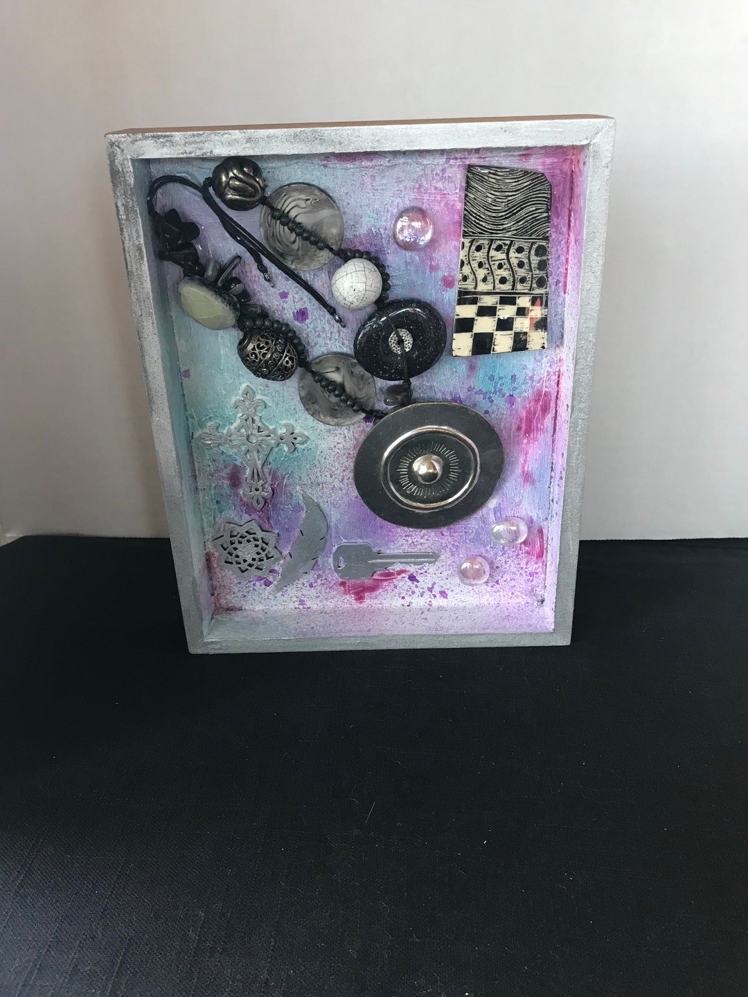 Mixed Media Shadow Box Collage Etsy