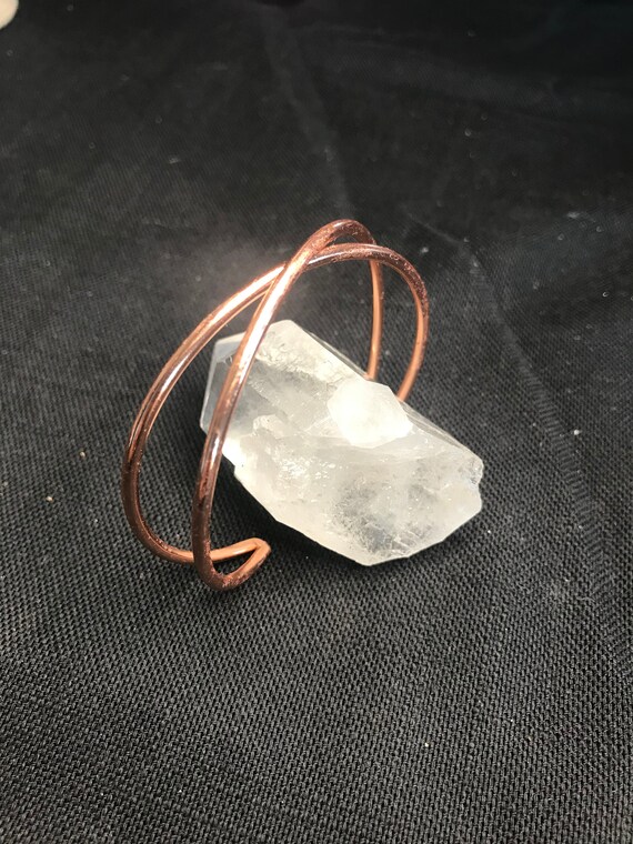 Copper Infinity Cuff Bracelet: Classic Empowermen… - image 3