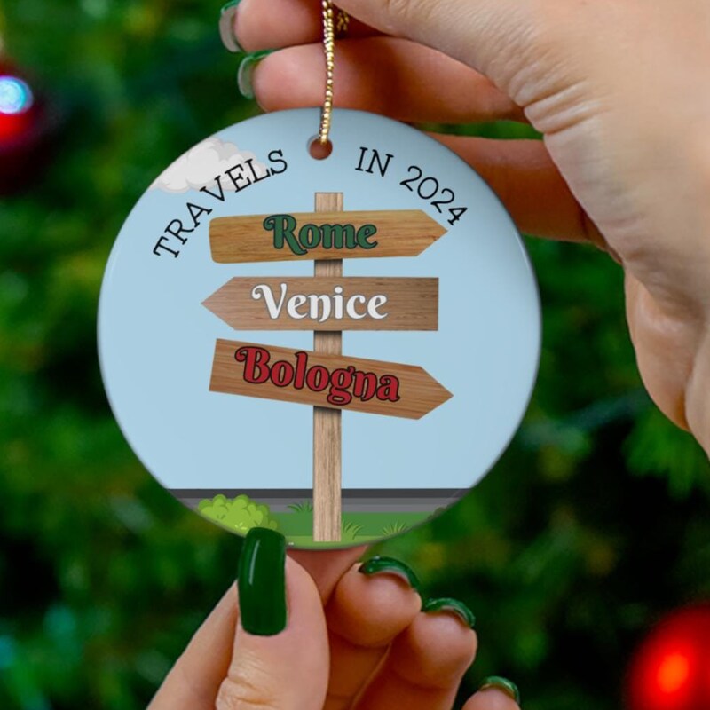 Travels of 2024 Ornament Etsy