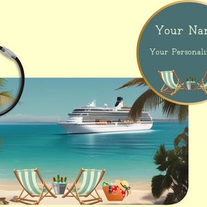 Personalized Cruise Luggage Tag: Travel Accessories Gift