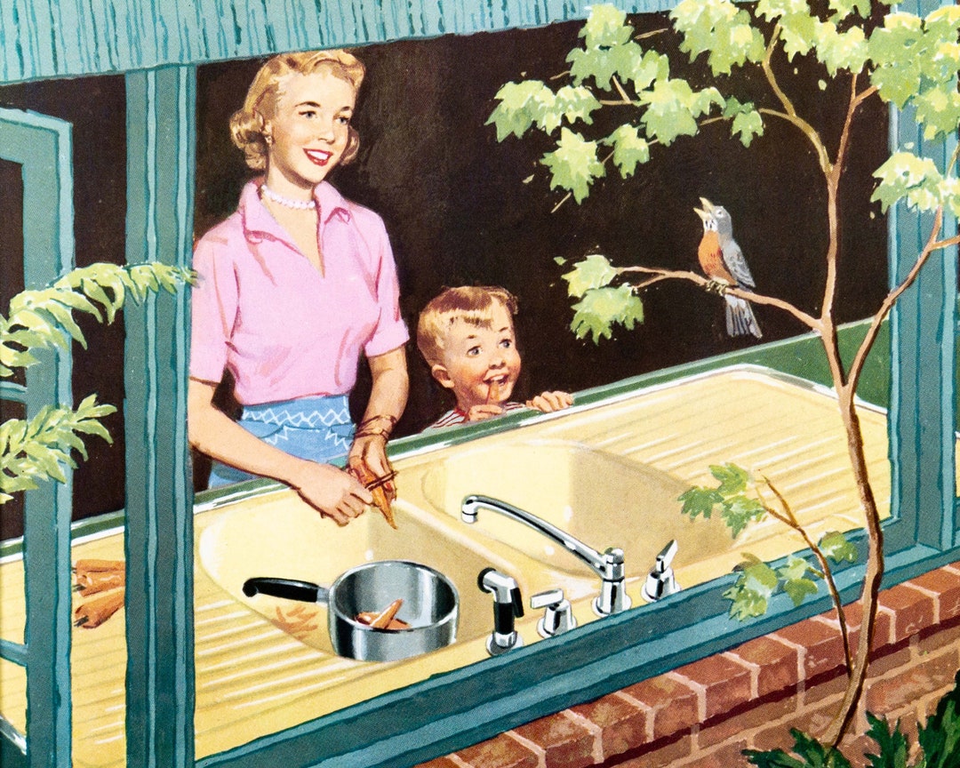 PRINTABLE Kitchen Wall Art, Retro-vintage-wallarts, Decorator-art ...