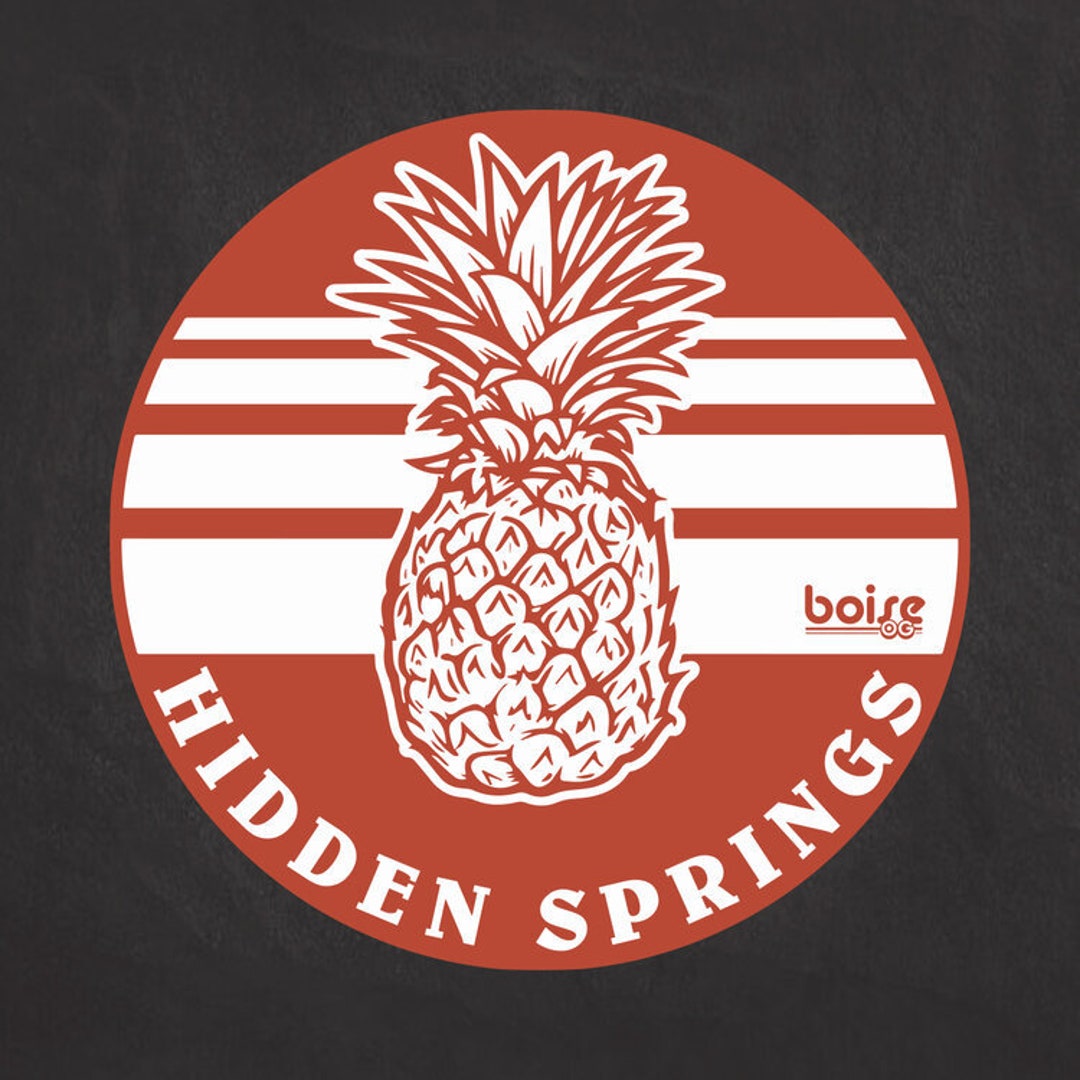 Hidden Springs Idaho Boise Pineapple Sticker Swing photo