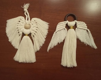 Macrame Angel Ornaments (different styles)