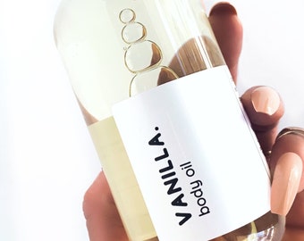 Vegan VANILLA BODY OIL