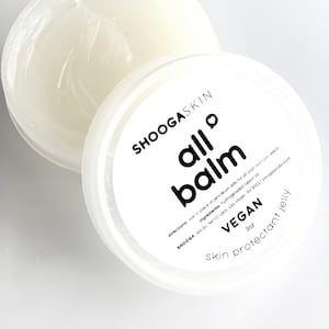 Vegan ALL BALM Skin Protectant Jelly | Vegan + Organic Ointment | Multi Use Natural Ointment | Make Up Remover | Natural Lip Gloss