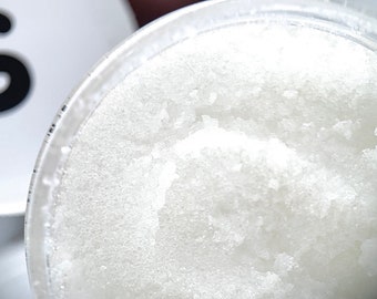 COCONUT OIL Salt Scrub | Fragrance-Free Coconut Sea Salt Scrub