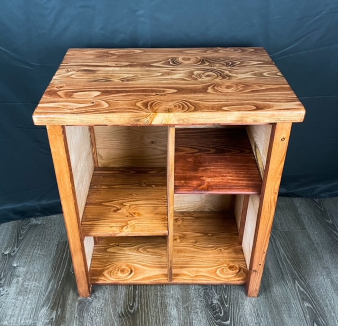 Nightstand Rustic Farmhouse Side Table Etsy