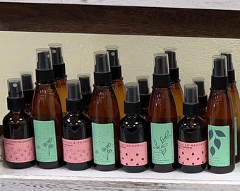 Alcohol Free Fine Mist Room and Linen Spray|  16 Fall Fragrance choices with 3 size options including a sample size|