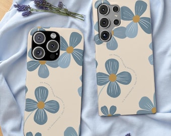 Christian Phone Case Bible Verse Ecclesiastes 3 11 | Premium Quality Slim Snap Boho Aesthetic Cases for iPhone and Samsung UV protected