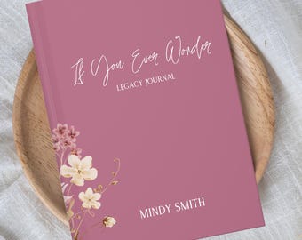 Personalized Legacy Journal, Custom Memory Notebook, Life Story Keepsake