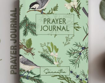 Personalized Prayer Journal, Devotional Journal, Bible Study Notebook, Daily Prayer book, Gift for Christian women