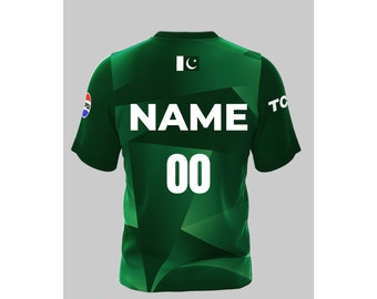 Customized Pakistan Cricket World Cup 2024 Jersey