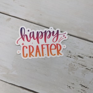 Happy Crafter Sticker