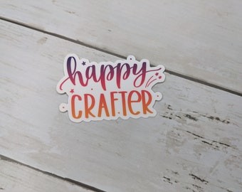 Happy Crafter Sticker