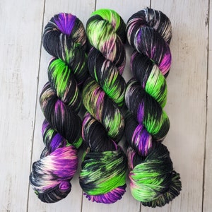 Haunted House | MADE TO ORDER | Hand Dyed Yarn, Indie Dyed Yarn, Sock Yarn, Worsted Yarn, Superwash Merino