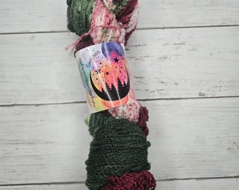 Noel RETIRED BASE Slub Sock | Hand Dyed Yarn, Indie Dyed Yarn, Sock Yarn, Worsted Yarn, Superwash Merino