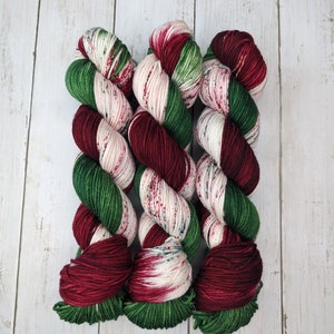 Noel | MADE TO ORDER | Hand Dyed Yarn, Indie Dyed Yarn, Sock Yarn, Worsted Yarn, Superwash Merino