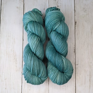 Eucalyptus | MADE TO ORDER | Hand Dyed Yarn, Indie Dyed Yarn, Sock Yarn, Worsted Yarn, Superwash Merino