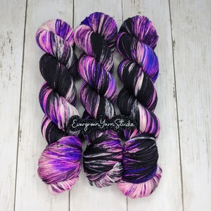 Nebula | READY TO SHIP | Hand Dyed Yarn, Indie Dyed Yarn, Sock Yarn, Worsted Yarn, Superwash Merino
