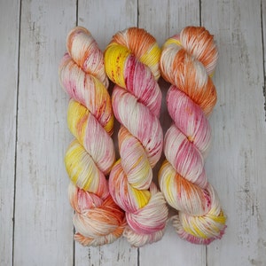 Sunrise | MADE TO ORDER | Hand Dyed Yarn, Indie Dyed Yarn, Sock Yarn, Worsted Yarn, Superwash Merino