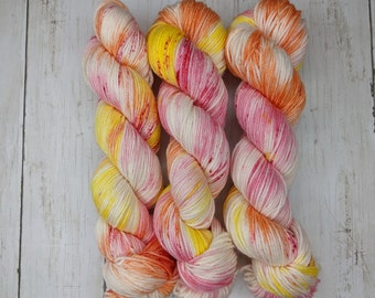 Sunrise | MADE TO ORDER | Hand Dyed Yarn, Indie Dyed Yarn, Sock Yarn, Worsted Yarn, Superwash Merino