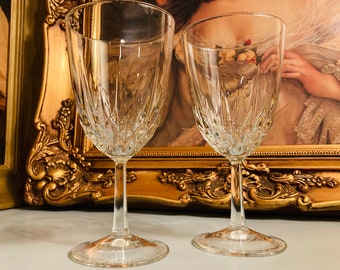 ヴィンテージ クリスタル JG デュラン チューリップ ワイングラス