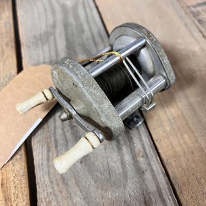 antique baitcasting fishing reels Abercrombie & Fitch Bait Casting c1940s Reel" Vintage Baitcasting Fishing Reels, Bronson