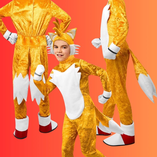Tails Costume Adult Cosplay Etsy Tails Costume Adult Cosplay Etsy