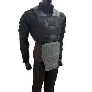 Black Flight Suit: Customized Cosplay Costume Set