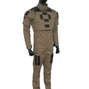 Tan Flight Suit: Custom Cosplay Costume - Undersuit & Flak Vest