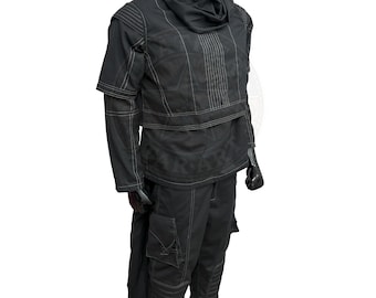 Galaktisk prisjägares flygdräkt: Handgjord sci-fi-cosplaydräkt
