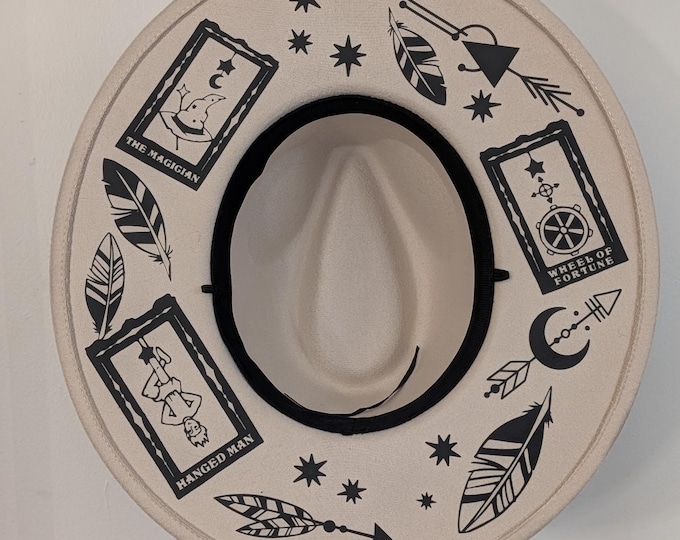 Tarot card panama hat