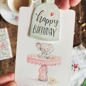 "Happy Birthday" craft template to print out and make yourself