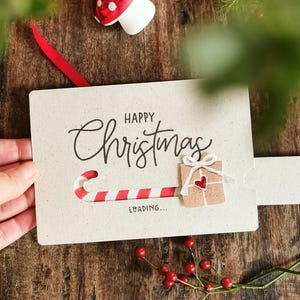 Modello di lavoretto "Buon Natale" da stampare e realizzare da soli