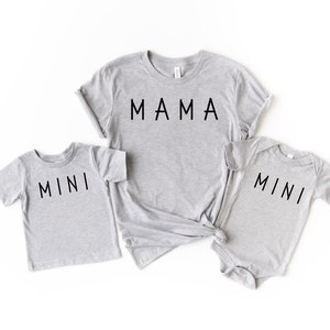 Mommy and Me Outfits, Mama and Mini Shirts, Mini Me Shirt, Mommy and Me Shirts, Matching Shirts, Family Shirts, Mom Gift, Gift for Wife