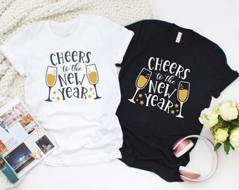 Cheers To The New Year Shirt, New Year Shirt, Christmas Shirts, Christmas Gift, Happy New Year Shirt, New Year Shirts, New Year Gift