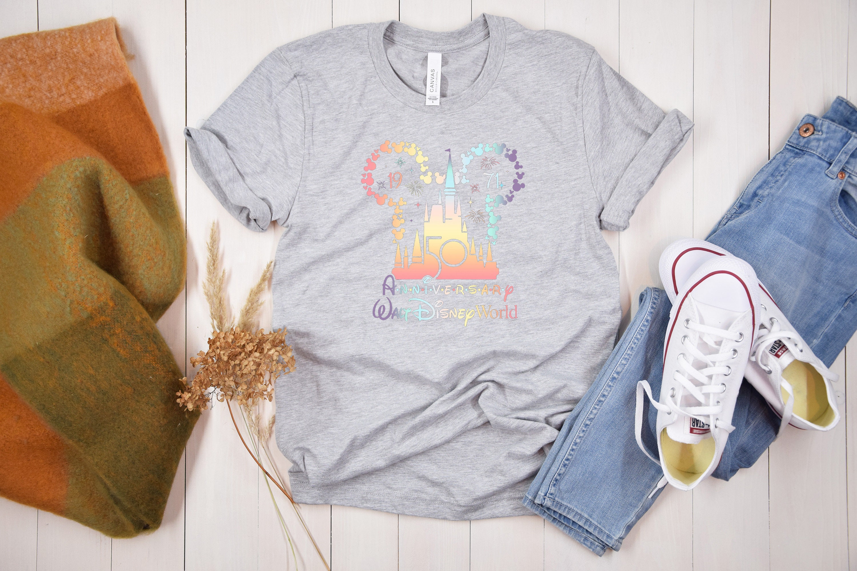 Discover Ears World 50th Anniversary shirt, Magic Kingdom Shirt, Castle Shirts