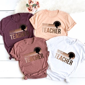 Black Teacher Shirts, Melanin Teacher Shirt, Black Teachers Dope Black Educators BHM T-Shirt, Teacher Shirt, Black History Teacher Shirt