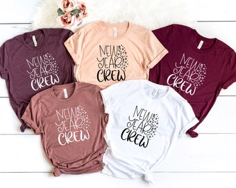 New Year Crew Shirt, New Year Shirt, Christmas Shirts, Christmas Gift, Happy New Year Shirt, New Year Shirts, New Year Gift