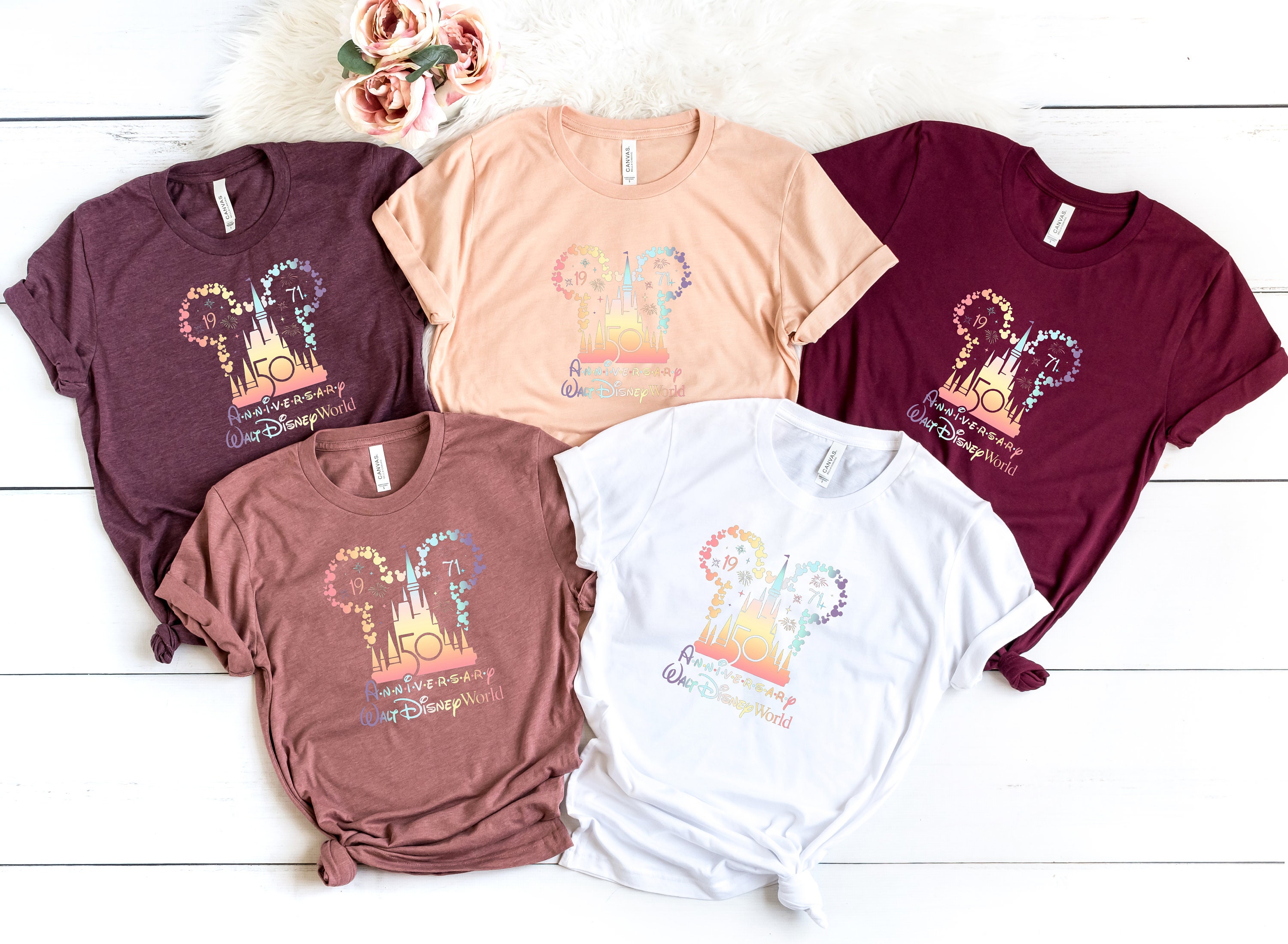 Discover Ears World 50th Anniversary shirt, Magic Kingdom Shirt, Castle Shirts