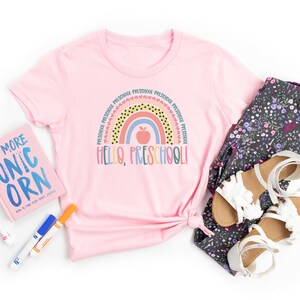 Hello Preschool Shirt, First Day Preschool Shirt, Preschool Teacher Shirt, Pre-K Shirt , Hello Pre K Shirt, Preschool Shirt, Preschool Tee